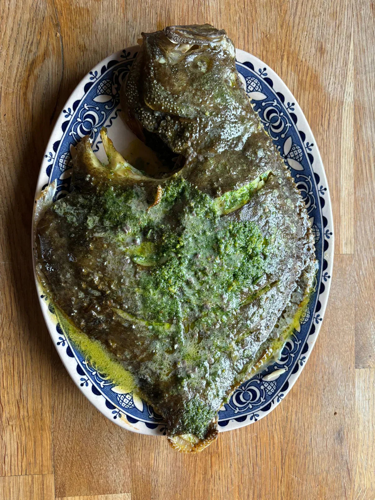 Roasted Turbot in The Suffolk Garlic Butter