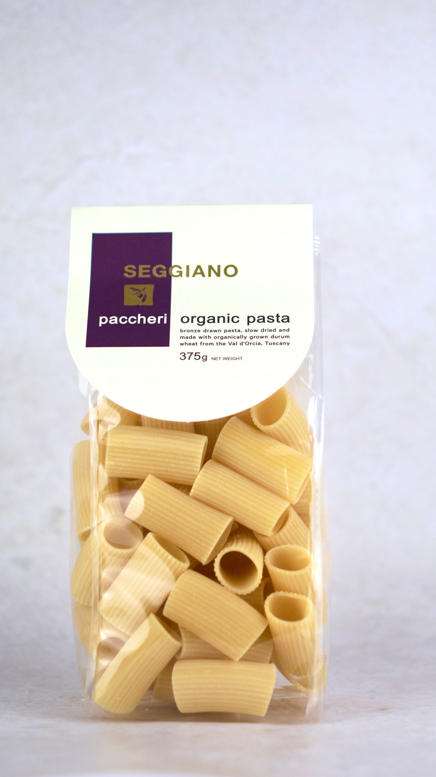 Seggiano Organic Paccheri Pasta 375g